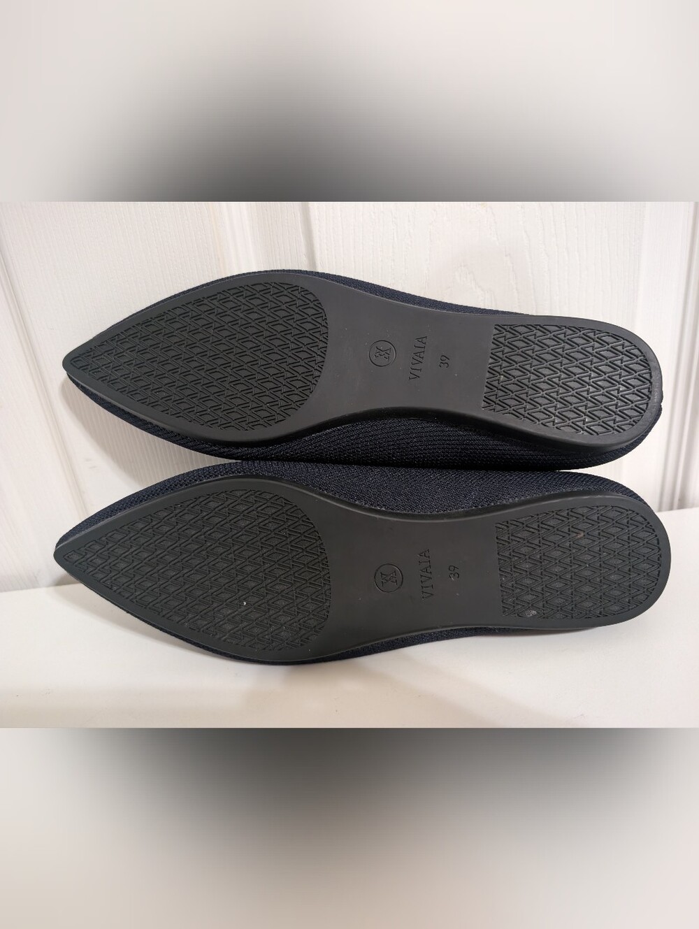 Vivaia Aria Womens Shoes Blue Flats Point Toe Knit Size 39 US 8-8.5 - Picture 9 of 9